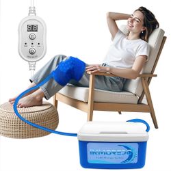 Ice Machine for Knee After Surgery, Cold Therapy Machine for Knee Replacement with Programmable Timer,Ice Therapy Machine for Sports Injuries,Joint Pa