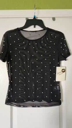 Ladies blouse/mesh