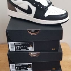 Air Jordan 1 Low Retro Mocha Size 4Y 1.5Y 13.5C