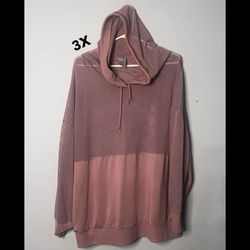 Women’s Long Sleeve Mesh Shirt Size 3X