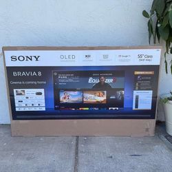 55” Sony smart 4k oled bravía 8 TV 
