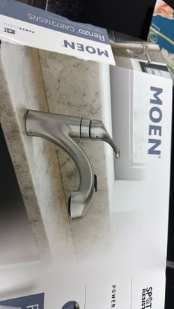 New Moen faucet