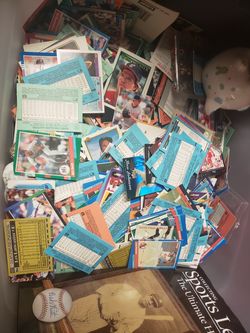 Baseball cards mix