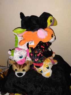 Lot of 6 Small Animal Plush Stuffed Toys