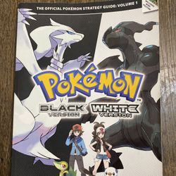 POKEMON Black & White Versions The Official Strategy Guide Vol 1 No Poster USED