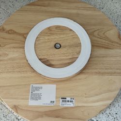 Ikea Wooden Lazy Susan Solid Wood Birch 15" 