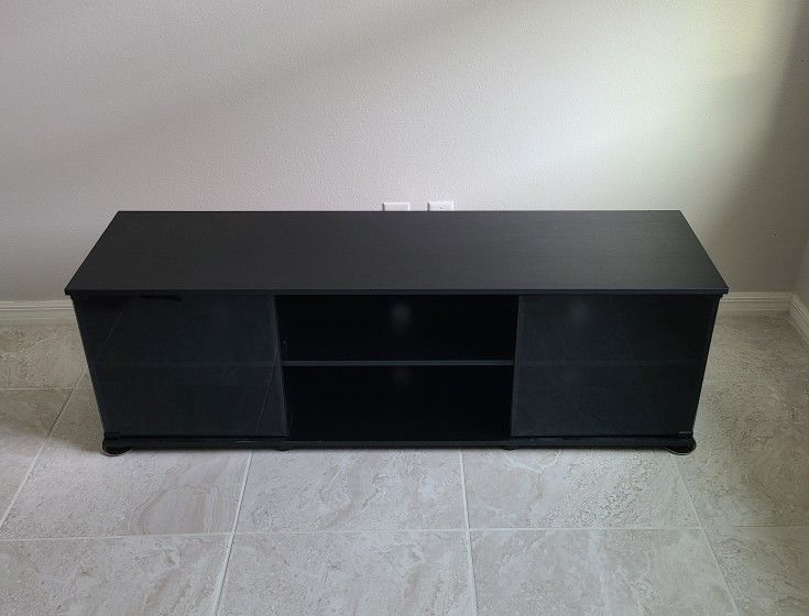 Sonax E-0062-BF Fiji 60-Inch TV Component Bench, Ravenwood Black
