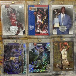Jordan, lebron, And kobe basketball Cards