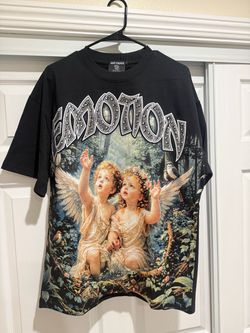 Mixed Emotion Angel Graphic T-Shirt