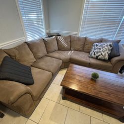 Sectional Couch With Chair And Foot Rest 