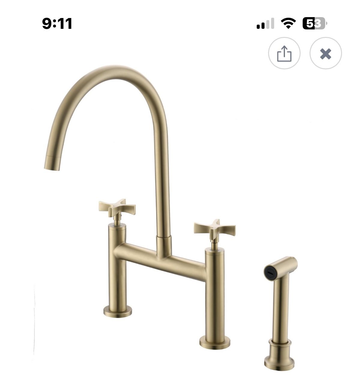 Gold Faucet