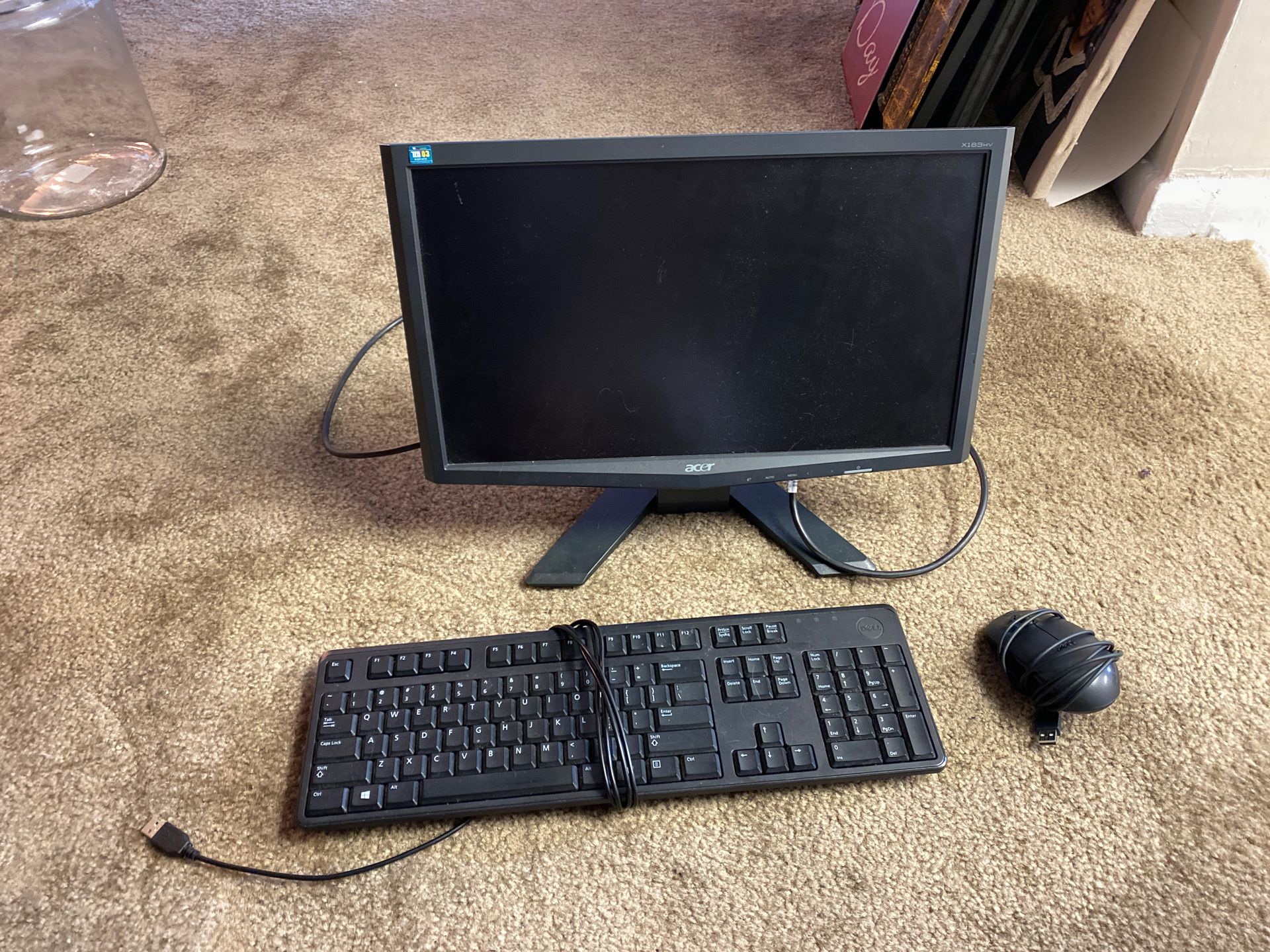 Acer LED computer monitor