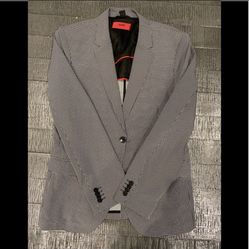 NWOT Hugo Boss Black & White Check Sports Jacket