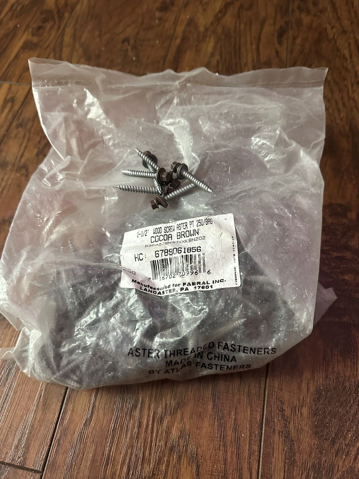 Aster Threaded Fasteners Cocoa Brown