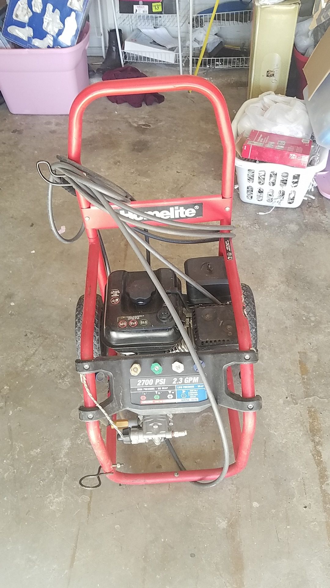 Homelite 2700PSI 2.3GP Honda Gas Pressure Washer for Sale in Mesquite