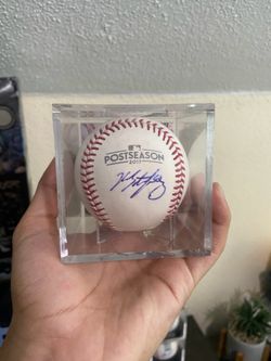 Ross stripling signed autograph 2017 postseason dodgers World Series signed baseball JSA COA