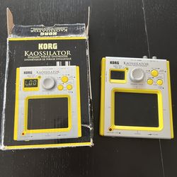 Korg Kaossilator, not working, box, manual