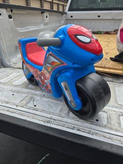 The Ultimate Spiderman Kids Ride On Motorcycle
