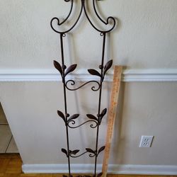 Large Tall Hanging Metal Plate Rack Great For Books & Pictures 