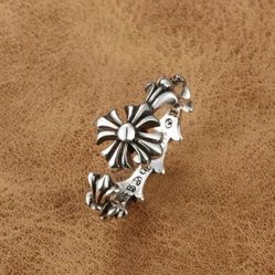 Chrome Hearts Open Adjustable High-End FashionRing 9
