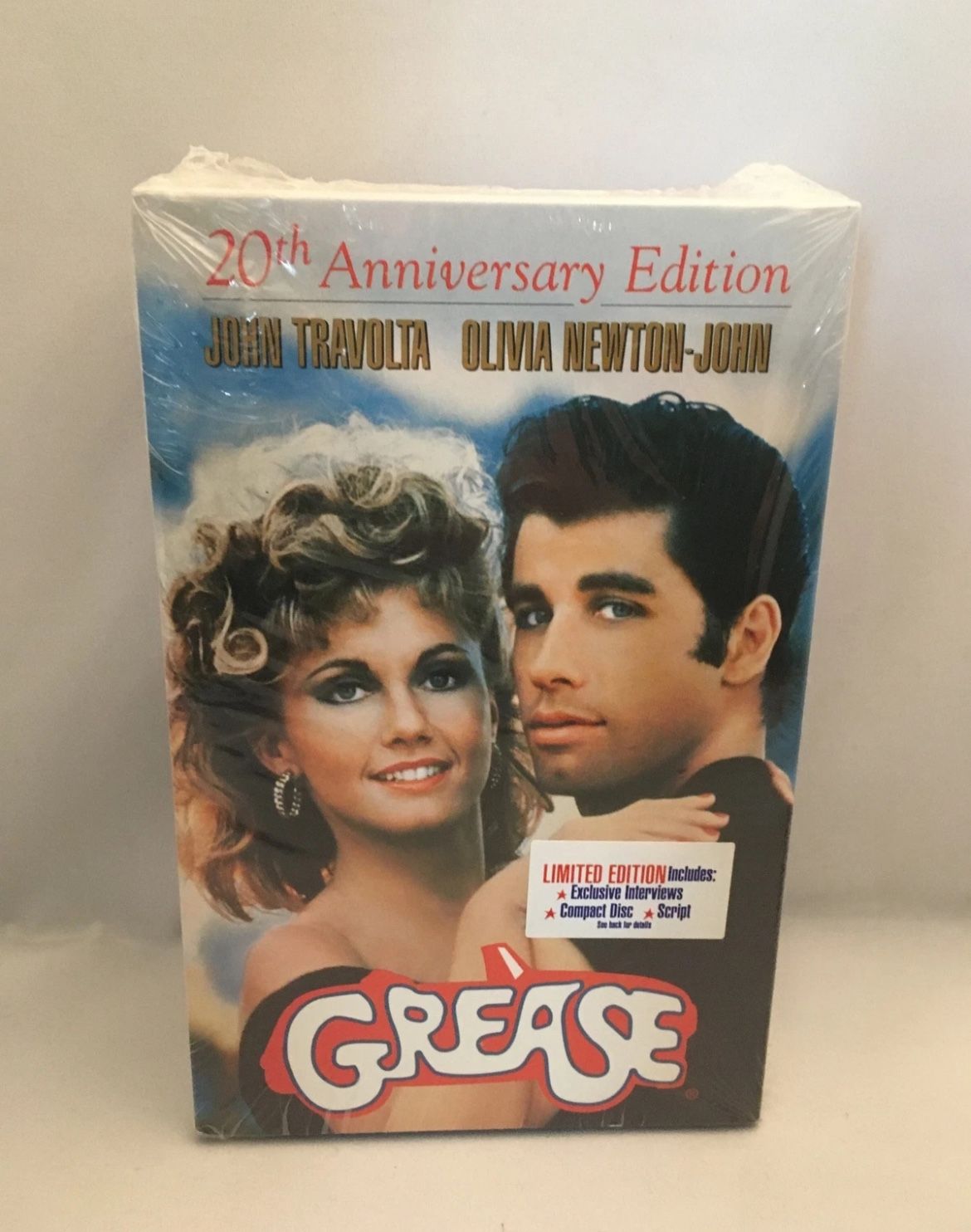  Grease (VHS, 1998, 20th Anniversary Edition) -SEALED- See description below!