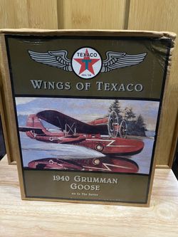 Wings of Texaco 1940 Grumman Goose Die-Cast Metal Coin Bank