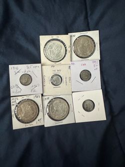 Rare silver coin lot