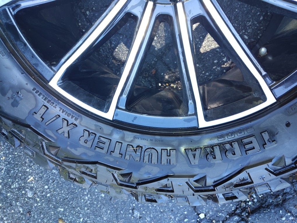 20 Inch Rockstar Rims N Tired