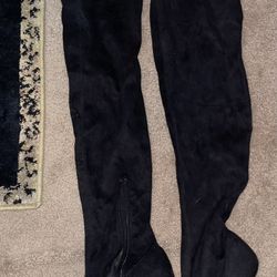 Thigh High Black Boots