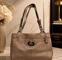 Coach Leather Shoulder Bag