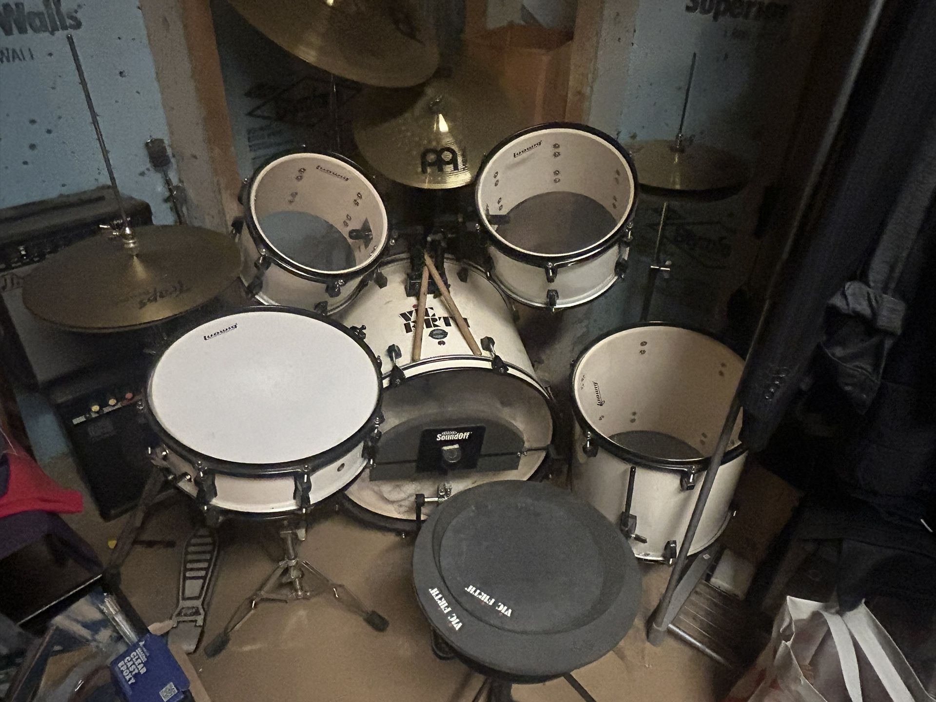 5 Piece Drum Set