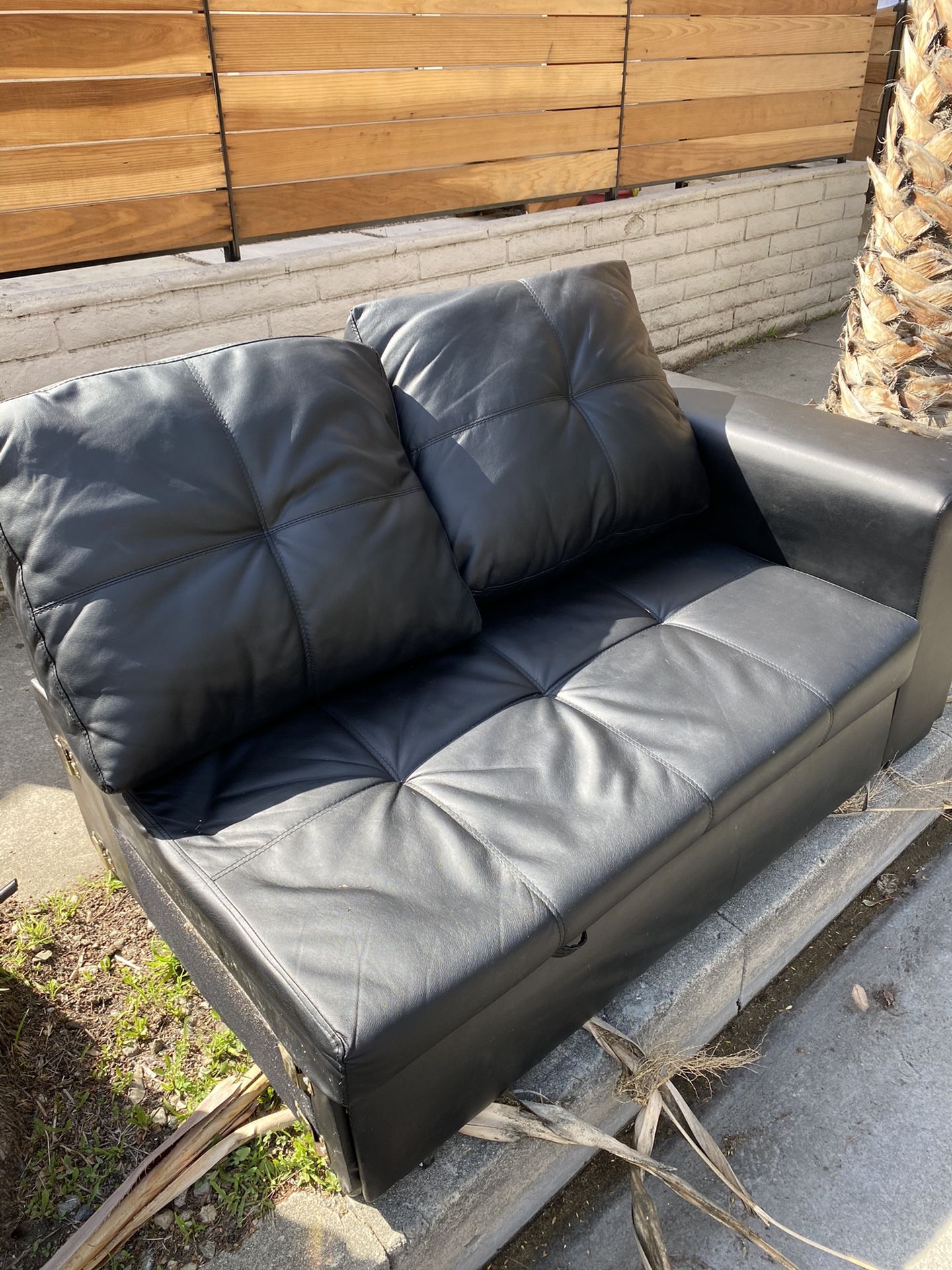 NOW AVAILABLE in Hollywood!! Sofa/futon with pullout and storage for FREE!