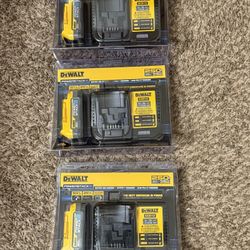NEW Dewalt Power stack Battery w/ Charger