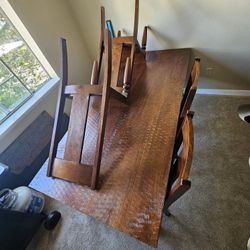 Dining Table With 4 Chairs 