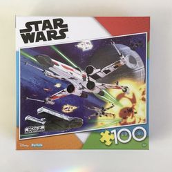 Star Wars Jigsaw Puzzle X-Wing Assault 100 Pieces Buffalo games