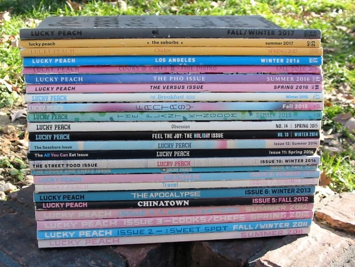 Lucky Peach Magazine Collection. 250$