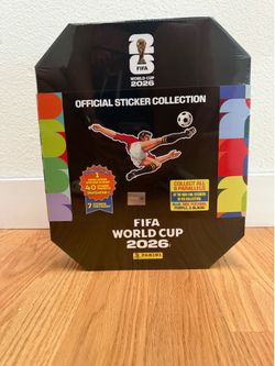 FIFA World Cup 2026 Costco Exclusive 40 Pack Panini Sticker Hardcover Bundle