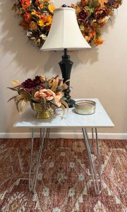 NEW Marble Top  End Table