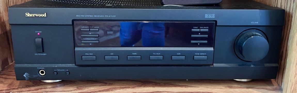 SHERWOOD STEREO RECEIVER BLACK MODEL RX-4103