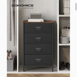 4 Drawer Fabric Dresser