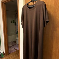 Susan Graver  Short  Sleeve A-line Dress / Long Tunic Blouse 3XL