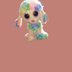 Ty's Beanie Boos Rainbow The Poodle 