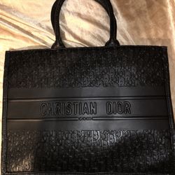 Large black Christian Dior Bag