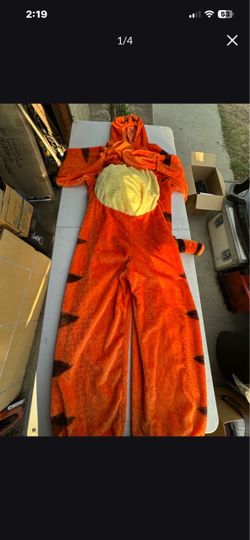 Disney Tigger Onesie Unisex Halloween Costume