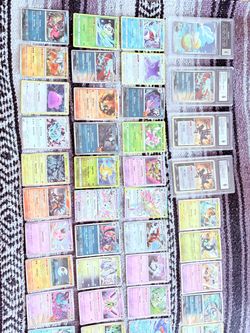 Pokémon Trading Card Lot all holos 2 gold stars 4 slabs