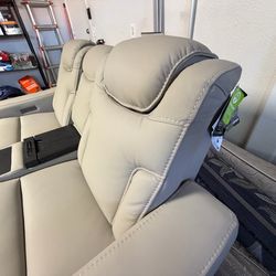 Costco Liquidation: Alton Power Leather Reclining Sofa with Cooler