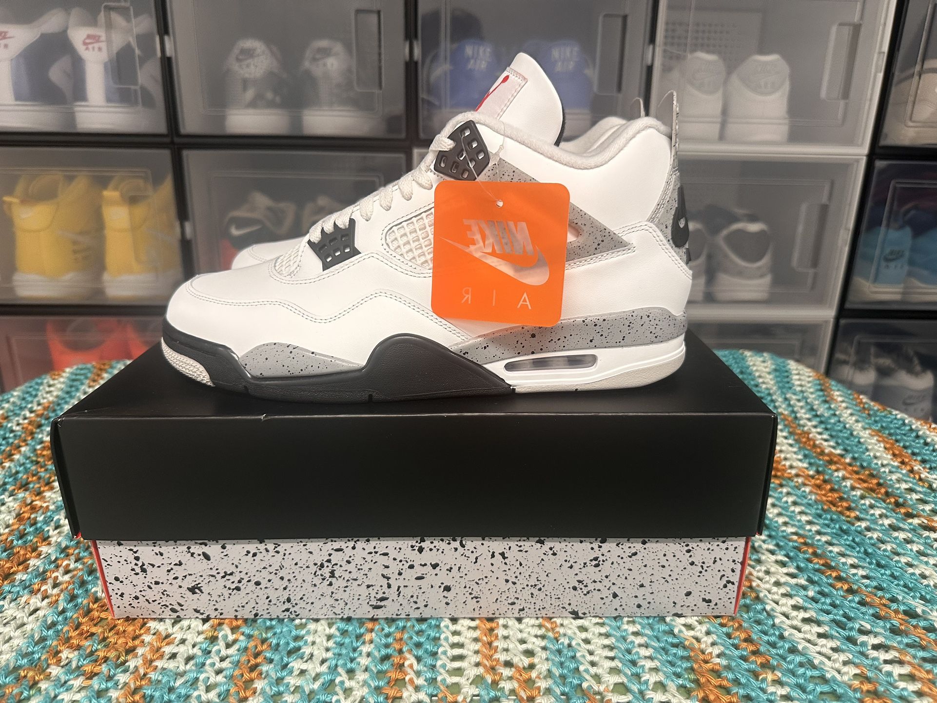 DS Cement Jordan Retro 4’s