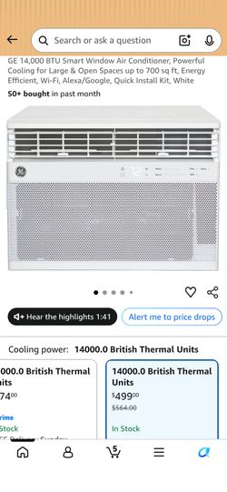 GE Smart Window AC Unit