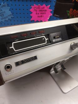 Vintage Nivico 8 track am-fm stereo model stf-600e