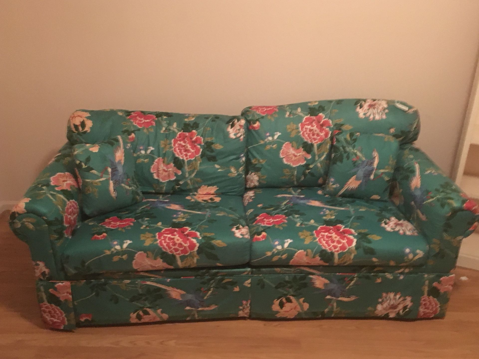 Pull out sofa bed no pets no stains no smells pick up in knightdale oh must have help to load firm price 45